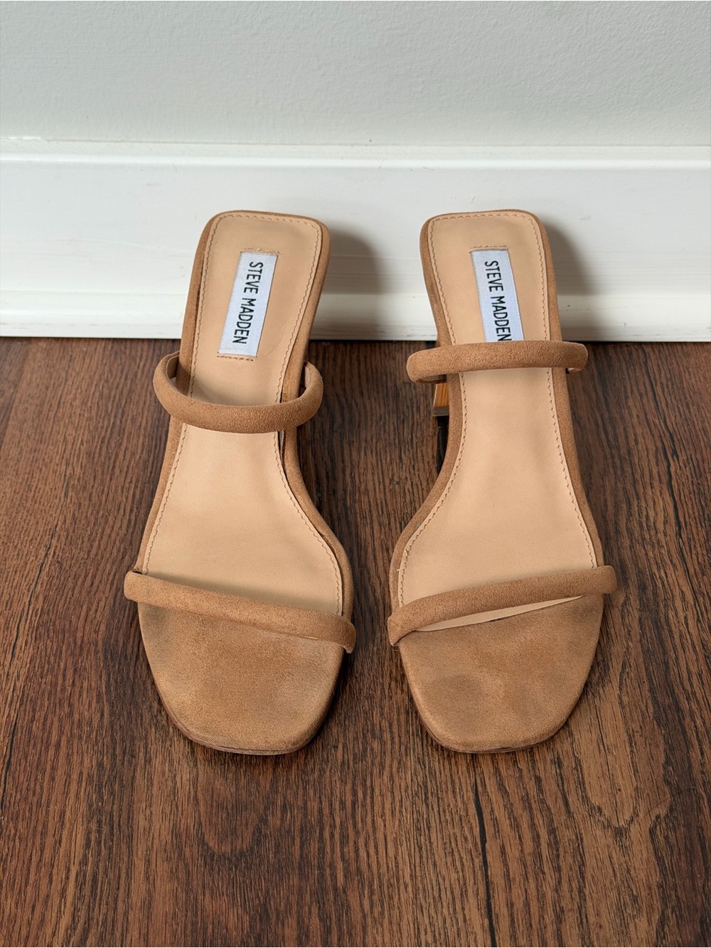 Steve Madden Tan Suede Heels